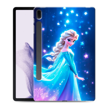 Силиконовый чехол на Samsung Galaxy Tab S7 FE с принтом Холодное сердце Frozen Силиконовый чехол на Samsung Galaxy Tab S7 FE с принтом Холодное сердце Frozen