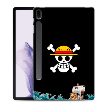 Силиконовый чехол на Samsung Galaxy Tab S7 FE с принтом One Piece Ван Пис Силиконовый чехол на Samsung Galaxy Tab S7 FE с принтом One Piece Ван Пис