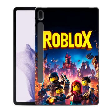 Силиконовый чехол на Samsung Galaxy Tab S7 FE с принтом Roblox Роблокс Силиконовый чехол на Samsung Galaxy Tab S7 FE с принтом Roblox Роблокс
