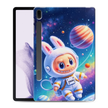 Силиконовый чехол на Samsung Galaxy Tab S7 FE с принтом Labubu Лабубу Силиконовый чехол на Samsung Galaxy Tab S7 FE с принтом Labubu Лабубу