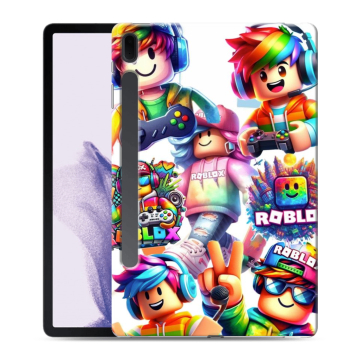 Силиконовый чехол на Samsung Galaxy Tab S7 FE с принтом Roblox Роблокс Силиконовый чехол на Samsung Galaxy Tab S7 FE с принтом Roblox Роблокс