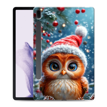 Силиконовый чехол на Samsung Galaxy Tab S7 FE с принтом Новый год