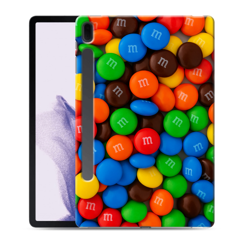 Силиконовый чехол на Samsung Galaxy Tab S7 FE с принтом Конфеты Силиконовый чехол на Samsung Galaxy Tab S7 FE с принтом Конфеты