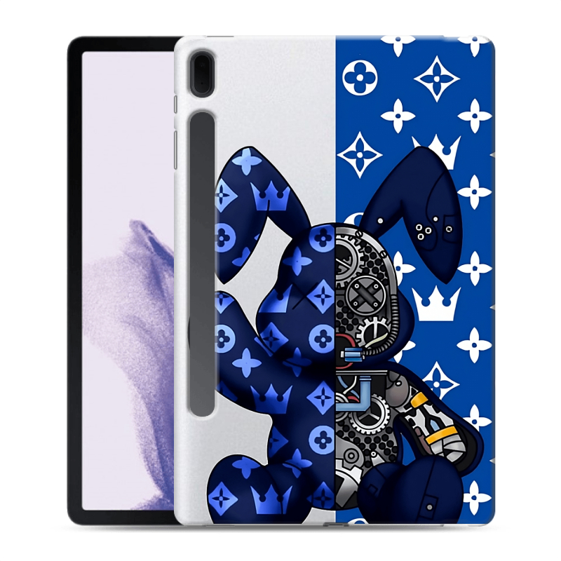 Силиконовый чехол на Samsung Galaxy Tab S7 FE с принтом Луи робот Силиконовый чехол на Samsung Galaxy Tab S7 FE с принтом Луи робот