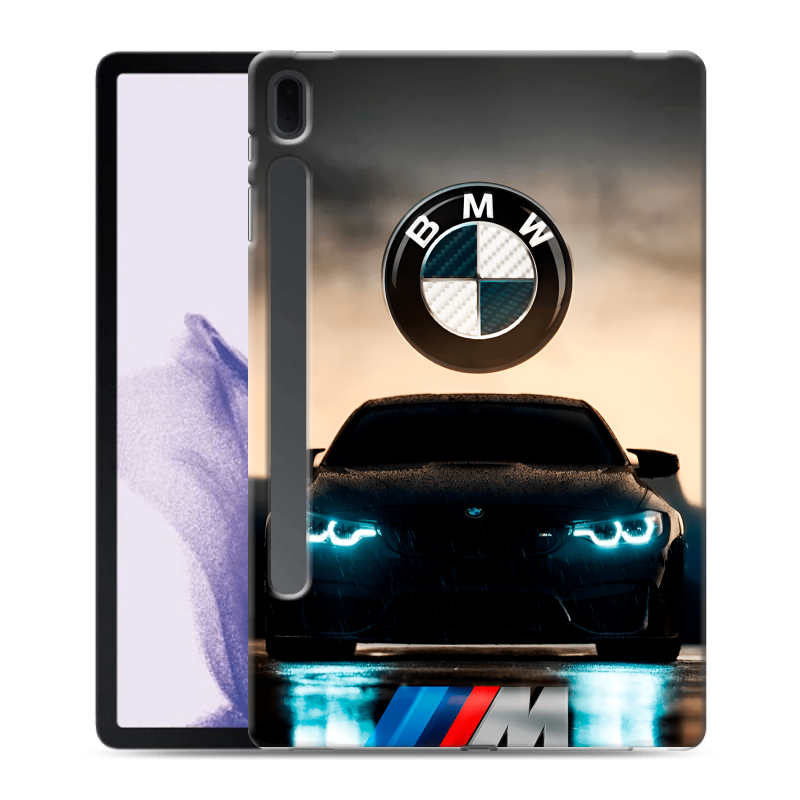 Силиконовый чехол на Samsung Galaxy Tab S7 FE с принтом БМВ BMW Силиконовый чехол на Samsung Galaxy Tab S7 FE с принтом БМВ BMW