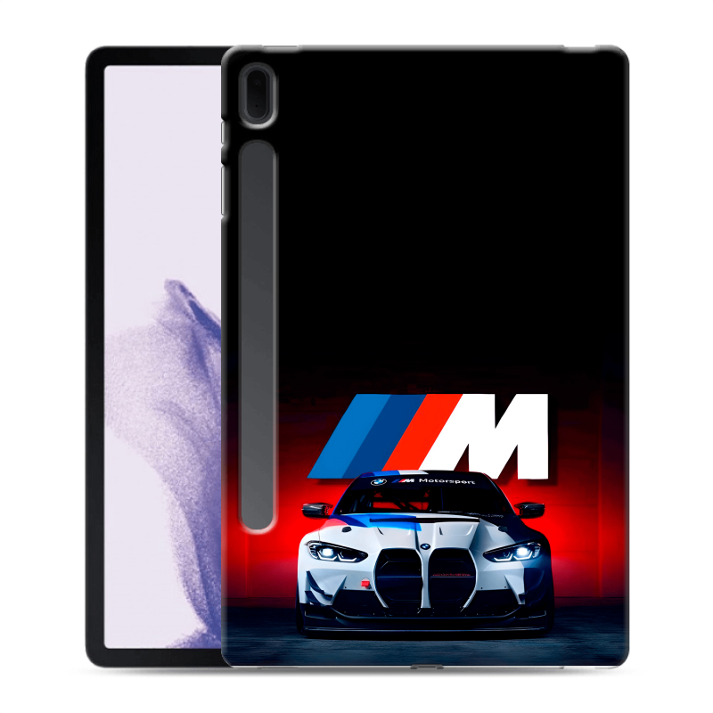 Силиконовый чехол на Samsung Galaxy Tab S7 FE с принтом БМВ BMW Силиконовый чехол на Samsung Galaxy Tab S7 FE с принтом БМВ BMW