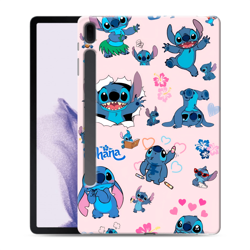 Силиконовый чехол на Samsung Galaxy Tab S7 FE с принтом Лило и Стич Силиконовый чехол на Samsung Galaxy Tab S7 FE с принтом Лило и Стич
