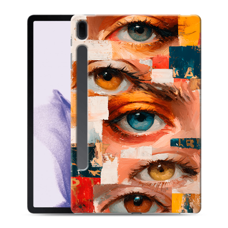Силиконовый чехол на Samsung Galaxy Tab S7 FE с принтом Модный принт Силиконовый чехол на Samsung Galaxy Tab S7 FE с принтом Модный принт