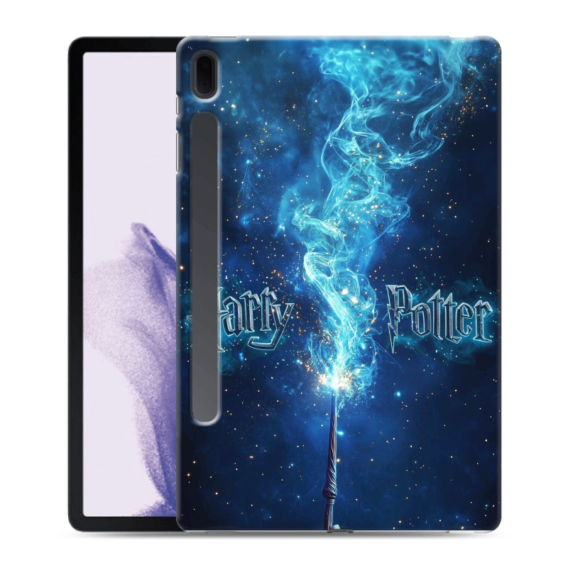 Силиконовый чехол на Samsung Galaxy Tab S7 FE с принтом Harry Potter Гарри Поттер Силиконовый чехол на Samsung Galaxy Tab S7 FE с принтом Harry Potter Гарри Поттер