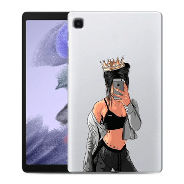 Силиконовый чехол на планшета Samsung Galaxy Tab A7 lite с принтом Женские принты Силиконовый чехол на планшета Samsung Galaxy Tab A7 lite с принтом Женские принты
