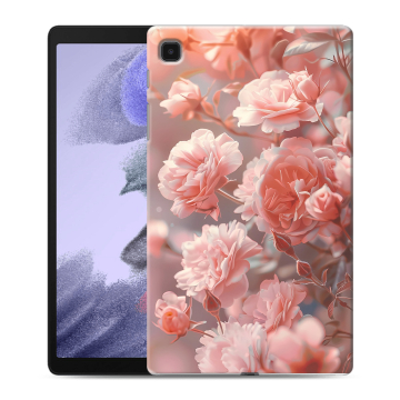 Силиконовый чехол на Samsung Galaxy Tab A7 lite с принтом Розовые розы