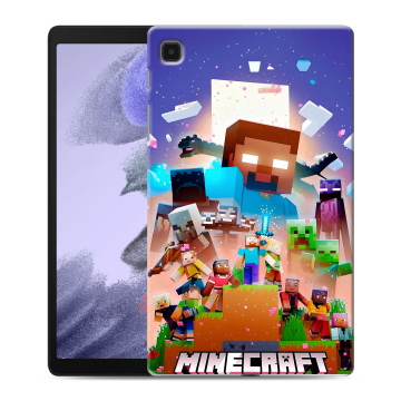 Силиконовый чехол на Samsung Galaxy Tab A7 lite с принтом Майнкрафт Minecraft Силиконовый чехол на Samsung Galaxy Tab A7 lite с принтом Майнкрафт Minecraft