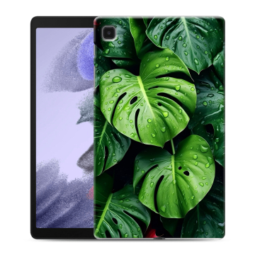 Силиконовый чехол на Samsung Galaxy Tab A7 lite с принтом Листья