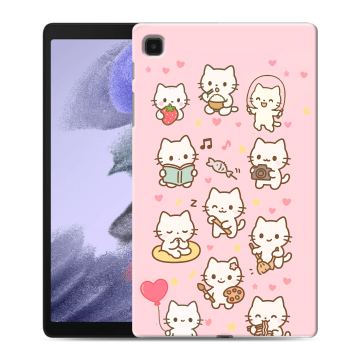 Силиконовый чехол на Samsung Galaxy Tab A7 lite с принтом Hello Kitty Хелоу Кити Силиконовый чехол на Samsung Galaxy Tab A7 lite с принтом Hello Kitty Хелоу Кити