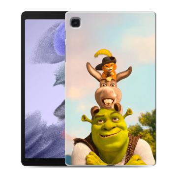 Силиконовый чехол на Samsung Galaxy Tab A7 lite с принтом Шрек Shrek