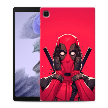Силиконовый чехол на Samsung Galaxy Tab A7 lite с принтом Дедпул Deadpool
