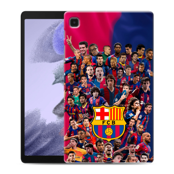 Силиконовый чехол на Samsung Galaxy Tab A7 lite с принтом Барселона Barcelona