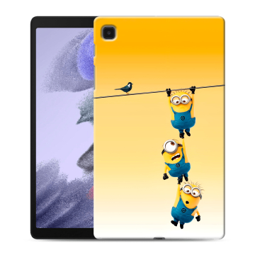 Силиконовый чехол на Samsung Galaxy Tab A7 lite с принтом Миньоны Силиконовый чехол на Samsung Galaxy Tab A7 lite с принтом Миньоны