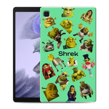 Силиконовый чехол на Samsung Galaxy Tab A7 lite с принтом Шрек Shrek