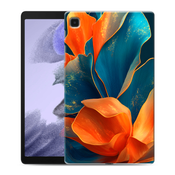 Силиконовый чехол на Samsung Galaxy Tab A7 lite с принтом Цветы