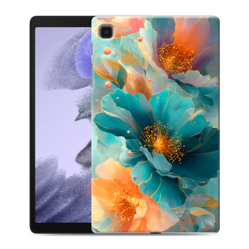 Силиконовый чехол на Samsung Galaxy Tab A7 lite с принтом Цветы