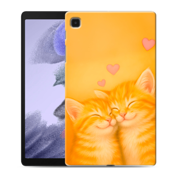 Силиконовый чехол на Samsung Galaxy Tab A7 lite с принтом Милые котята