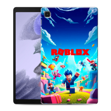 Силиконовый чехол на Samsung Galaxy Tab A7 lite с принтом Roblox Роблокс