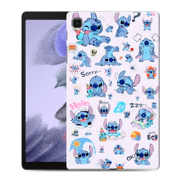 Силиконовый чехол на Samsung Galaxy Tab A7 lite с принтом Лило и Стич