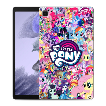 Силиконовый чехол на Samsung Galaxy Tab A7 lite с принтом My little pony Дружба чудо Силиконовый чехол на Samsung Galaxy Tab A7 lite с принтом My little pony Дружба чудо