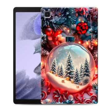 Силиконовый чехол на Samsung Galaxy Tab A7 lite с принтом Новый год