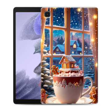 Силиконовый чехол на Samsung Galaxy Tab A7 lite с принтом Новый год