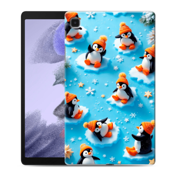 Силиконовый чехол на Samsung Galaxy Tab A7 lite с принтом Новый год