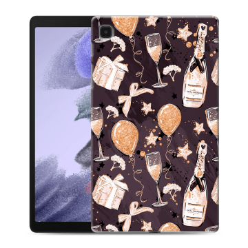 Силиконовый чехол на Samsung Galaxy Tab A7 lite с принтом Новый год