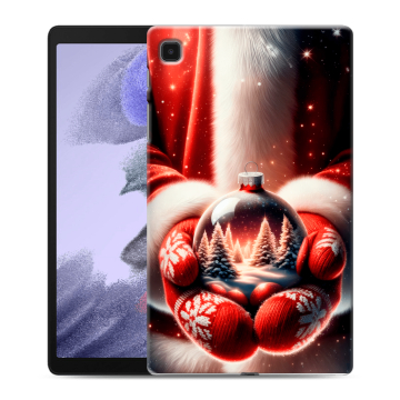 Силиконовый чехол на Samsung Galaxy Tab A7 lite с принтом Новый год