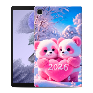Силиконовый чехол на Samsung Galaxy Tab A7 lite с принтом Новый год