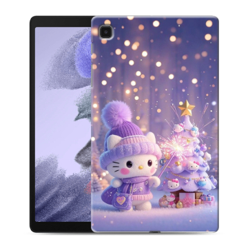 Силиконовый чехол на Samsung Galaxy Tab A7 lite с принтом Новый год