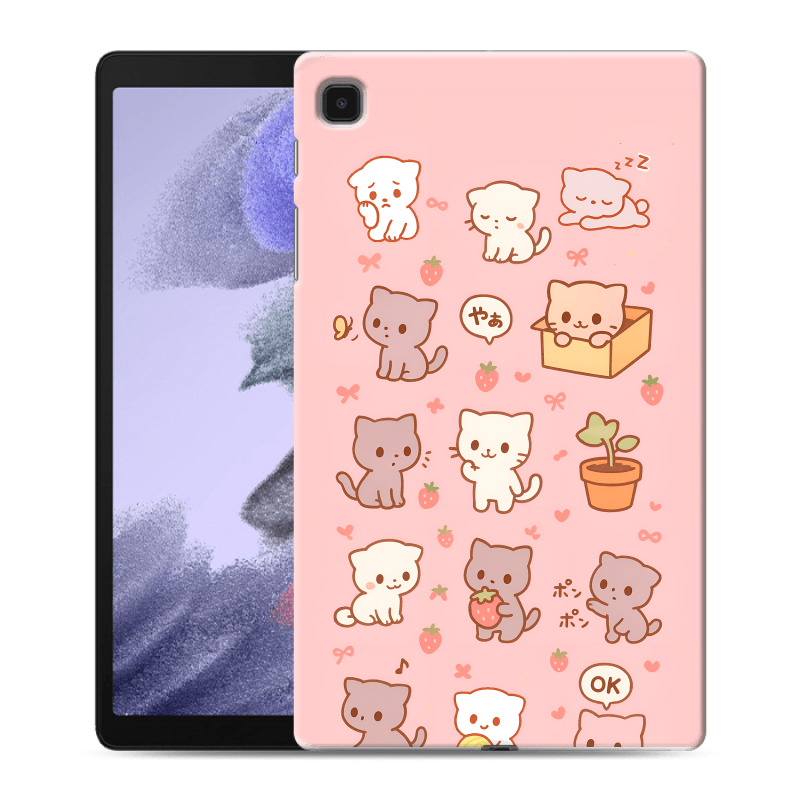Силиконовый чехол на Samsung Galaxy Tab A7 lite с принтом Hello Kitty Хелоу Кити Силиконовый чехол на Samsung Galaxy Tab A7 lite с принтом Hello Kitty Хелоу Кити
