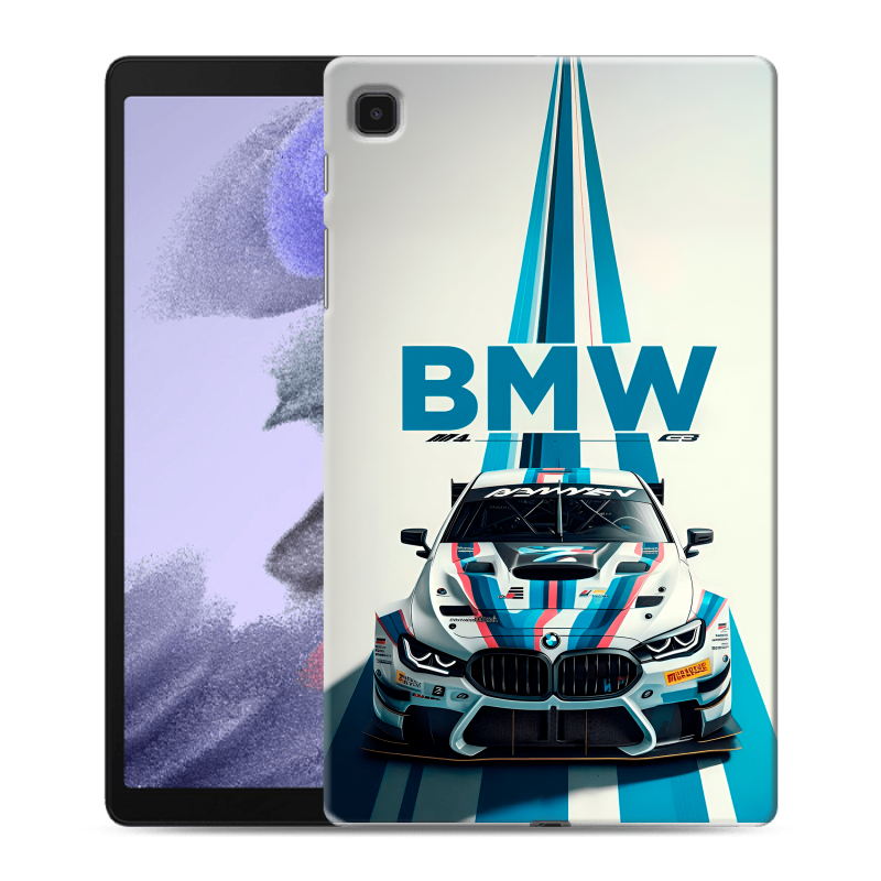 Силиконовый чехол на Samsung Galaxy Tab A7 lite с принтом БМВ BMW Силиконовый чехол на Samsung Galaxy Tab A7 lite с принтом БМВ BMW