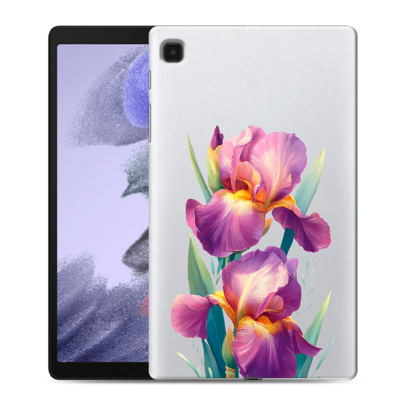 Силиконовый чехол на Samsung Galaxy Tab A7 lite с принтом Цветы орхидеи Силиконовый чехол на Samsung Galaxy Tab A7 lite с принтом Цветы орхидеи