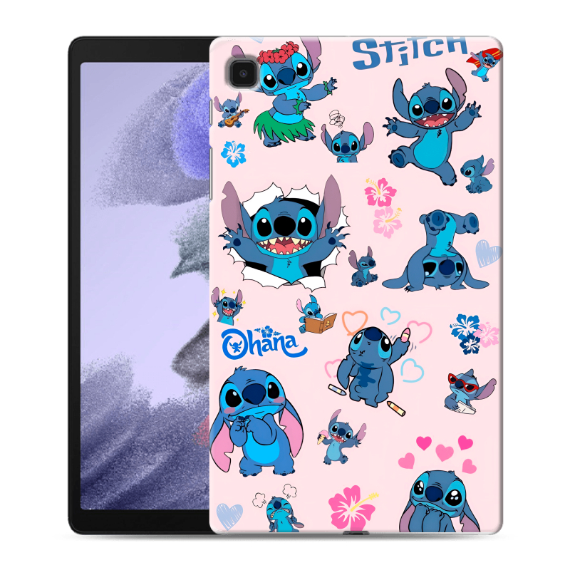 Силиконовый чехол на Samsung Galaxy Tab A7 lite с принтом Лило и Стич Силиконовый чехол на Samsung Galaxy Tab A7 lite с принтом Лило и Стич