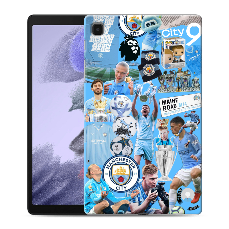 Силиконовый чехол на Samsung Galaxy Tab A7 lite с принтом Man City Манчестер Сити Силиконовый чехол на Samsung Galaxy Tab A7 lite с принтом Man City Манчестер Сити