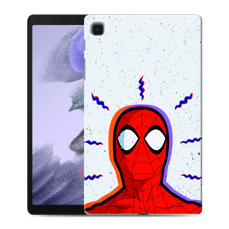 Силиконовый чехол на Samsung Galaxy Tab A7 lite с принтом Spiderman Человек паук Силиконовый чехол на Samsung Galaxy Tab A7 lite с принтом Spiderman Человек паук