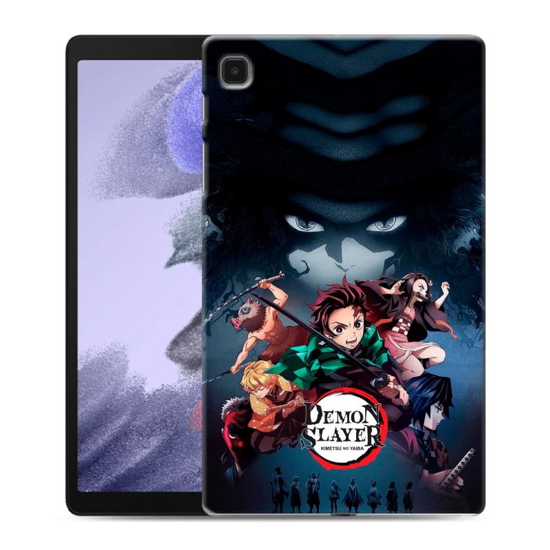 Силиконовый чехол на Samsung Galaxy Tab A7 lite с принтом Demon Slayer Клинок рассекающий демонов Силиконовый чехол на Samsung Galaxy Tab A7 lite с принтом Demon Slayer Клинок рассекающий демонов