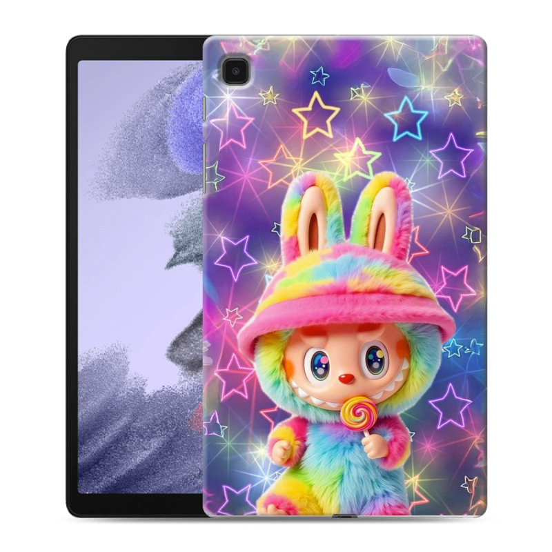 Силиконовый чехол на Samsung Galaxy Tab A7 lite с принтом Labubu Лабубу Силиконовый чехол на Samsung Galaxy Tab A7 lite с принтом Labubu Лабубу