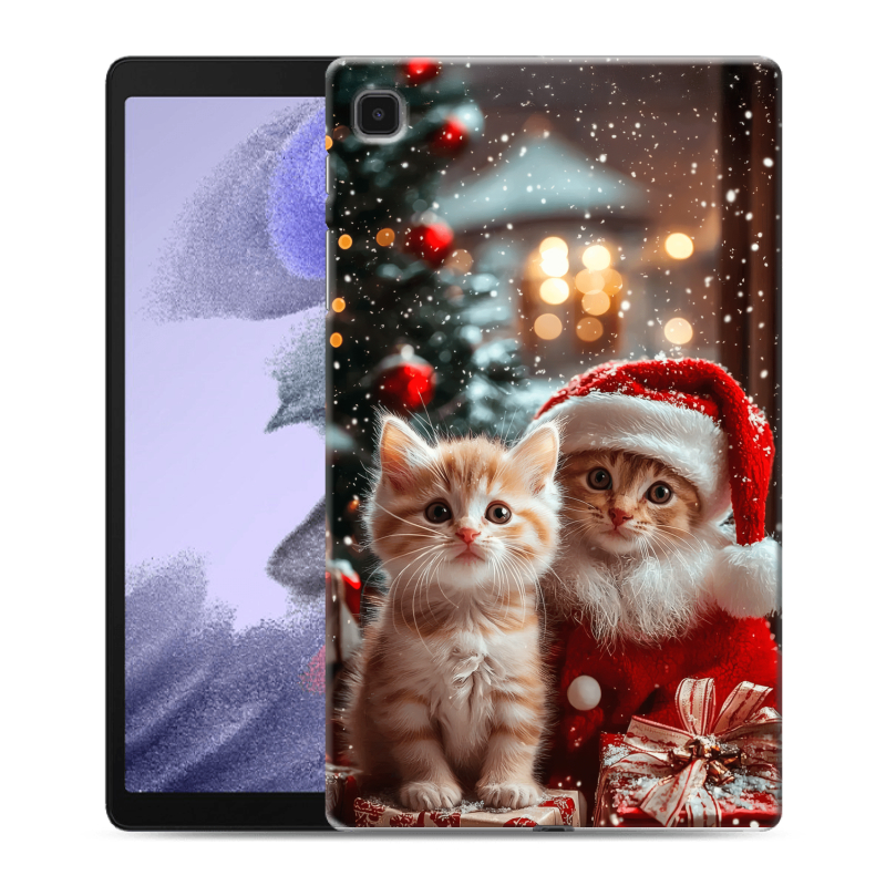 Силиконовый чехол на Samsung Galaxy Tab A7 lite с принтом Новый год Силиконовый чехол на Samsung Galaxy Tab A7 lite с принтом Новый год