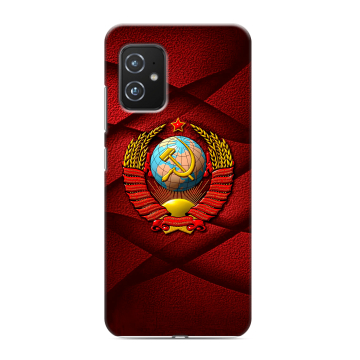 Силиконовый чехол на ASUS ZenFone 8 с принтом Герб СССР Силиконовый чехол на ASUS ZenFone 8 с принтом Герб СССР