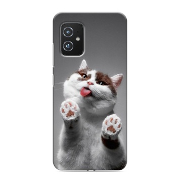 Силиконовый чехол на ASUS ZenFone 8 с принтом Коты Силиконовый чехол на ASUS ZenFone 8 с принтом Коты