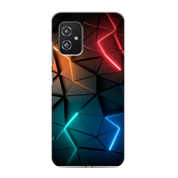 Силиконовый чехол на ASUS ZenFone 8 с принтом Абстракция неон Силиконовый чехол на ASUS ZenFone 8 с принтом Абстракция неон