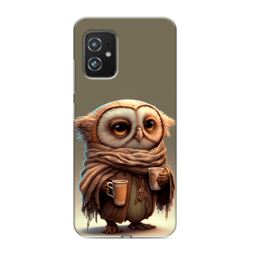 Силиконовый чехол на ASUS ZenFone 8 с принтом Сова Силиконовый чехол на ASUS ZenFone 8 с принтом Сова
