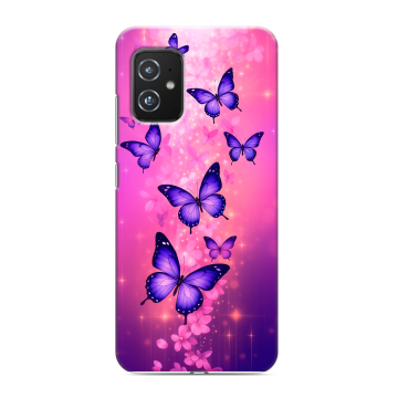 Силиконовый чехол на ASUS ZenFone 8 с принтом Бабочки